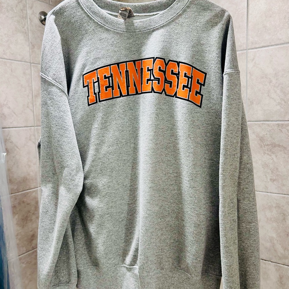 Tennessee Gray Sweatshirt Crewneck gilden men’s large